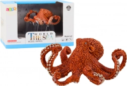 Figúrka obrej oranžovej chobotnice 10 cm