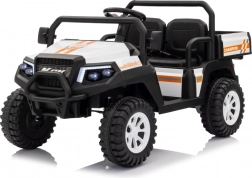 Detské elektrické auto pick-up Champion, biele