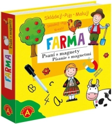 Písanie s magnetmi – farma