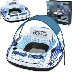 Nafukovací kruh s operadlom a strieškou BESTWAY 123 cm