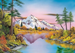 Puzzle Bob Ross: Odrazy 1000 dielikov