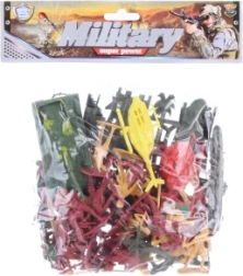 Vojaci v sáčku – sada figúrok s tankom, vrtuľníkom a doplnkami