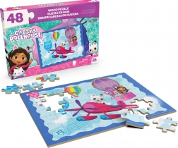 drevené puzzle Gabby’s Dollhouse 48 dielikov