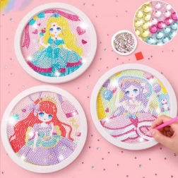 Diamantové maľovanie 20 × 20 cm s okrúhlym rámikom