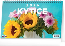 Stolový kalendár Kytice 2026