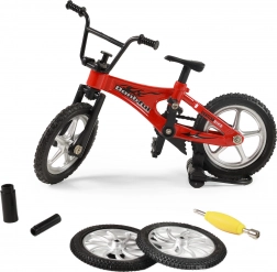 Skrutkovací bicykel pre prsty