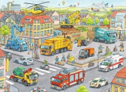 Ravensburger puzzle vozidlá v meste 100 dielikov