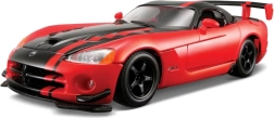 Bburago 1:24 Dodge Viper SRT10 ACR červeno čierna 18-22114