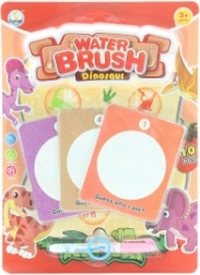 Vodné maľovanie dinosaury – sada omaľovánok s vodným štetcom