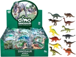 Dinosauří figúrka s kartičkou a názvom