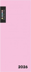 Mesačný diár 2026 ružový Pastelini