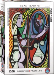 EUROGRAPHICS puzzle dievča pred zrkadlom – 1000 dielikov