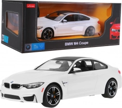 RC auto BMW M4 Coupé 1:14 Rastar s diaľkovým ovládaním 2,4 GHz – Biela