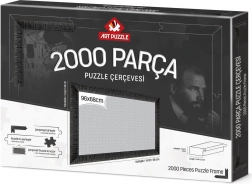 Rám na puzzle 96x68 cm čierny