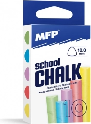 Farebné trojhranné kriedy 10 ks v krabičke