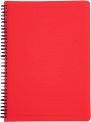 Kruhový blok A4 Classic červený