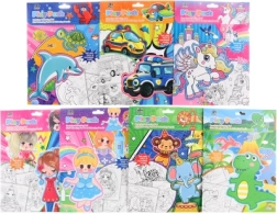 Sada omaľovánok s fixkami