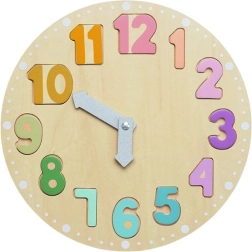 Jabadabado drevené puzzle hodiny pre deti
