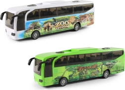 Autobus na zotrvačník so zvukmi a svetlami 23 cm
