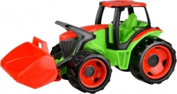 Traktor s lyžicou modro sivý