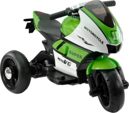 Detská elektrická motorka zelená