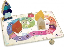 Vilac hra Tri prasiatka – kooperatívna drevená stolová hra pre deti