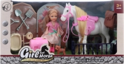 Bábika a koník s doplnkami