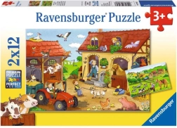 Puzzle 2x12 dielikov Farma