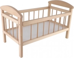 Veľká drevená postieľka pre bábiky