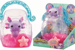 Animagic svietiaci axolotl v akváriu