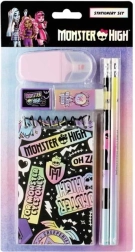 Školská sada Monster High s blokom a písacími potrebami