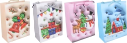 Vianočná darčeková taška L 31 × 40 × 12 cm – 1 kus