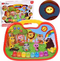 Interaktívne vzdelávacie klávesy so zvieratkami a melódiami