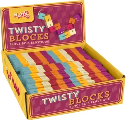 Drevené kocky Twisty Blocks