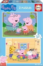 Puzzle EDUCA Prasiatko Peppa 2×48 dielikov