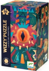 Metalické puzzle Monster party 50 dielikov