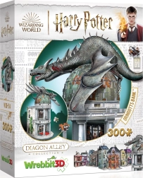 3D puzzle WREBBIT Harry Potter: Gringottova banka 300 dielikov
