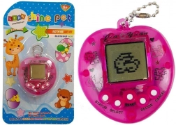 Elektronická hra TAMAGOTCHI ružová s krátkym retiazkom