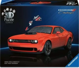 3D puzzle Ravensburger Iconics: Dodge Challenger R/T Scat Pack Widebody – 108 dielikov