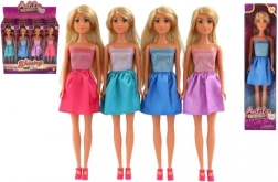 Bábika ANLILY s trblietavými šatami – 30 cm (mix)