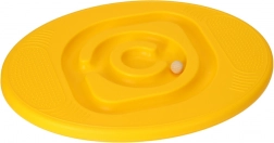 Žltá balančná doska s labyrintom pre deti