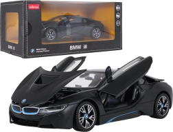 Kovový model BMW i8 v mierke 1:24 čierny RASTAR