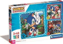 Puzzle 3×48 dielikov CLEMENTONI SONIC