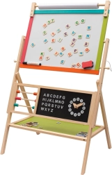 Drevená tabuľa pre deti 2v1 Montessori BABY MIX