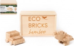 Drevená stavebnica 45 dielikov v krabičke