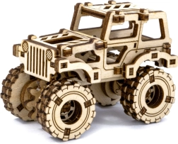 drevené 3D puzzle monster truck Superfast WOODEN CITY
