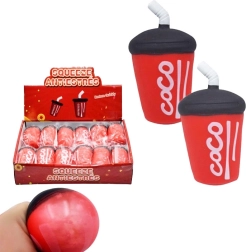 Antistresový stláčací téglik cola 12 cm