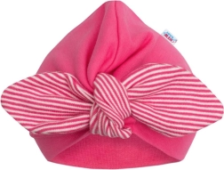 Dievčenská čiapka turban New Baby For Girls pruhy 80 (9–12 mesiacov)