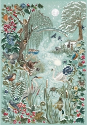 Puzzle The Art File: zamrznutá rieka 1000 dielikov