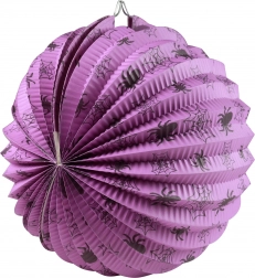 Lampión Halloween s motívom pavúkov 25 cm